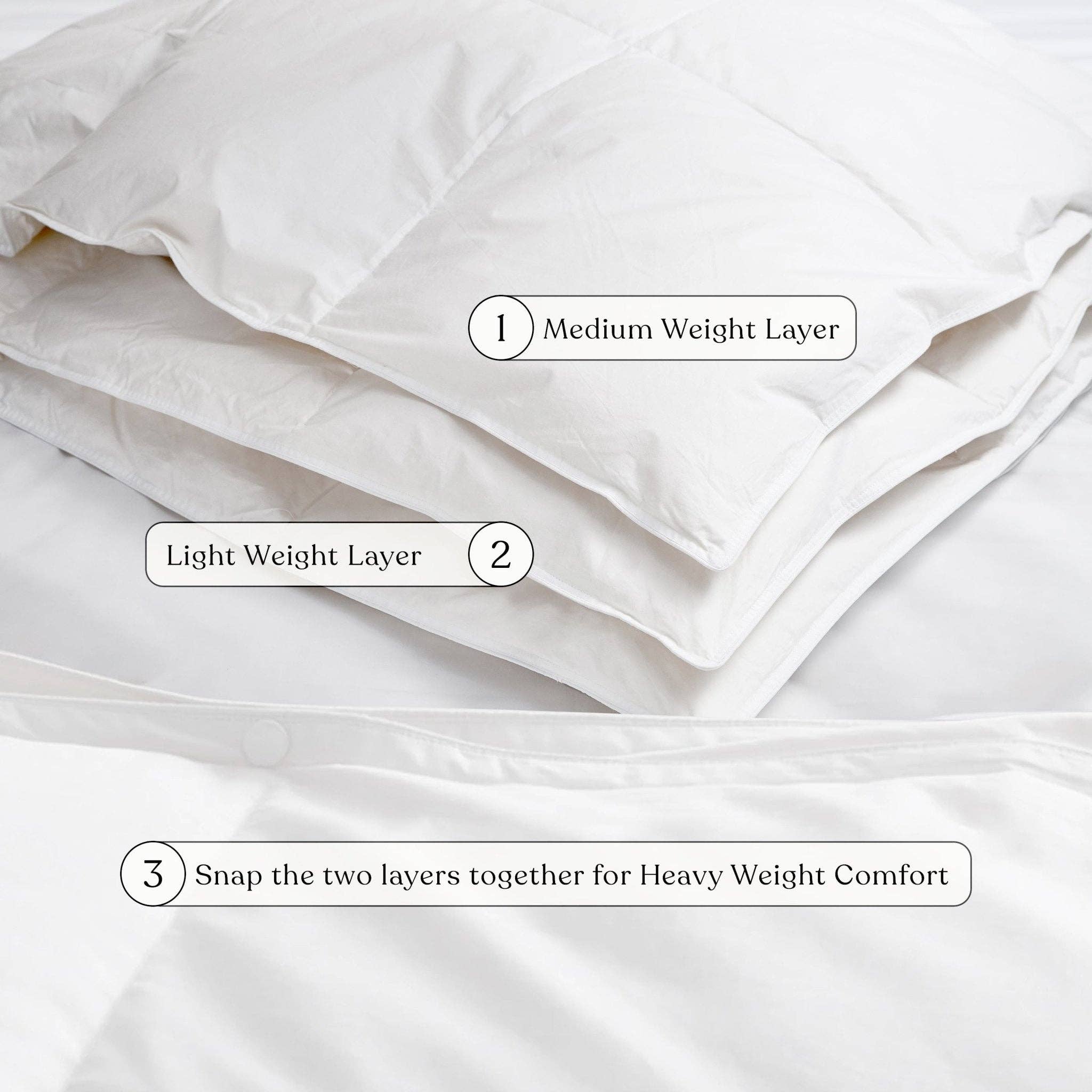 Delara - Wholesale Duvet Cover - Organic Merino Wool 3-IN-1 Duvet Insert3