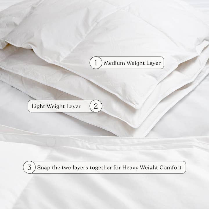 Delara - Wholesale Duvet Cover - Organic Merino Wool 3-IN-1 Duvet Insert3
