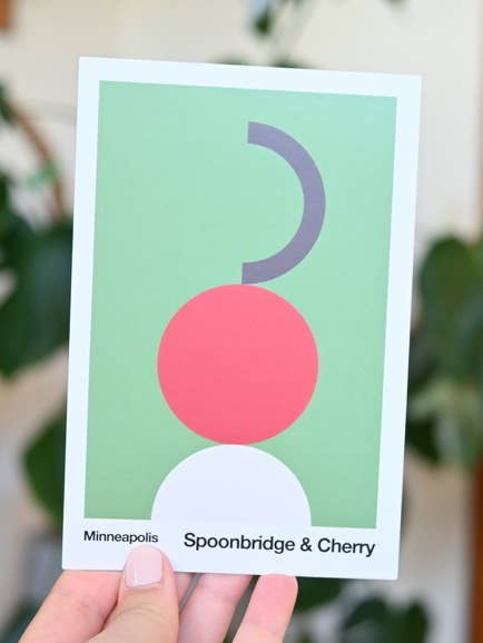 Carte postale | Spoonbridge & Cherry | Minneapolis pour la vente par Little Dipper Art