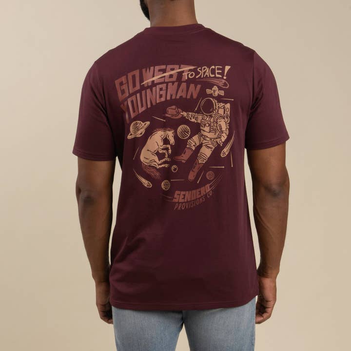 Sendero Provisions Company - Wholesale Screen Printed T-Shirt - Unisex - To Space T-Shirt