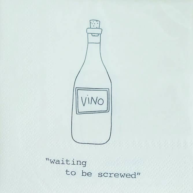 Napkins, Cocktail, Waiting to be Screwed for wholesale by Cork Pops Inc