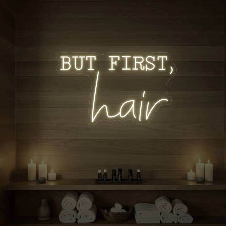 Men först hår Neonskylt för wholesale av Light Your Way