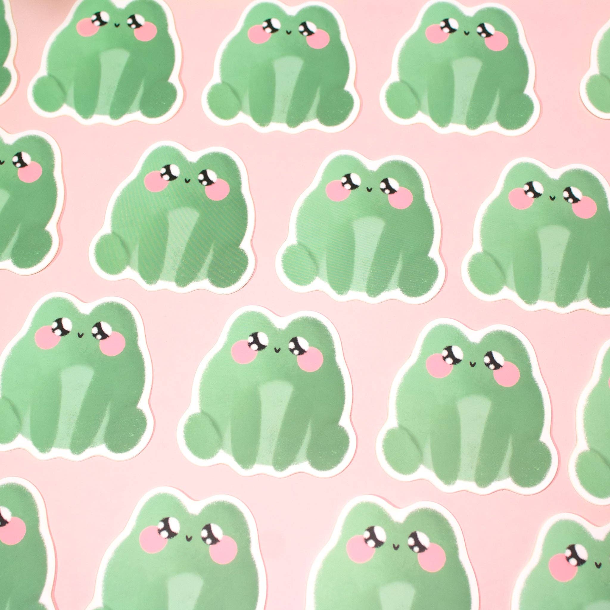 Whimsydew Art - Wholesale Sticker - Felicity Frog Sticker1