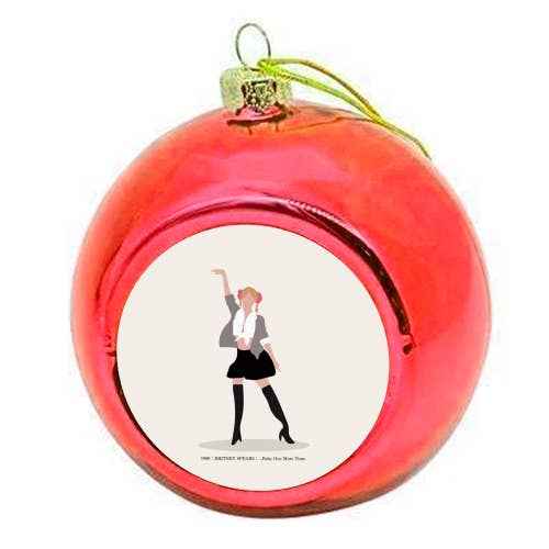 ART WOW – Großhandel Verzierung – Christbaumkugeln Britney Spears Time F
