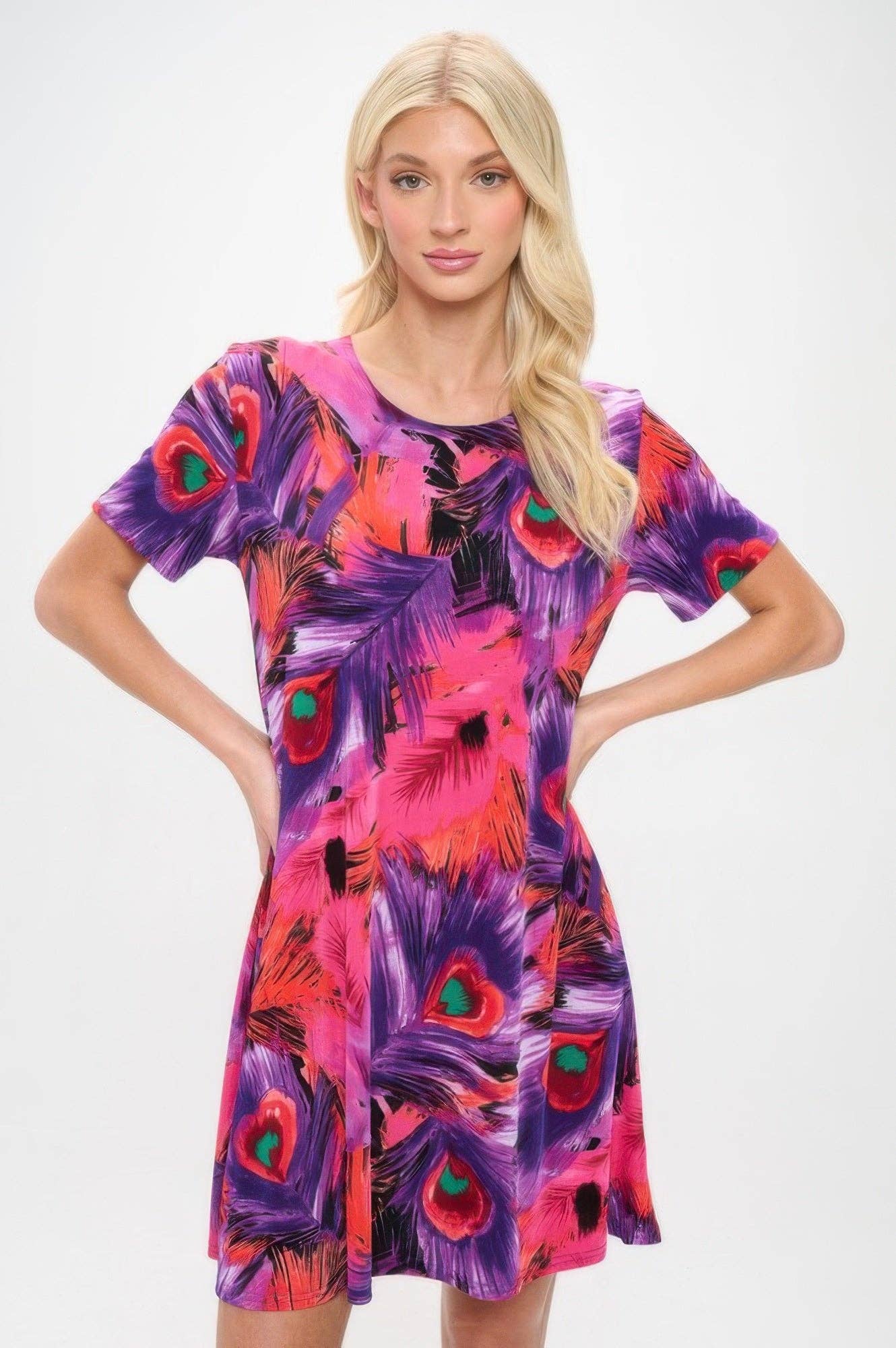 CC Wholesale Clothing - Wholesale Dress - Women's - Print Bns Missy Dress4