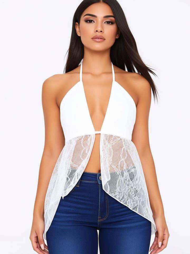 DÉBARDEUR EN DENTELLE FEMME pour la vente par Kis 2