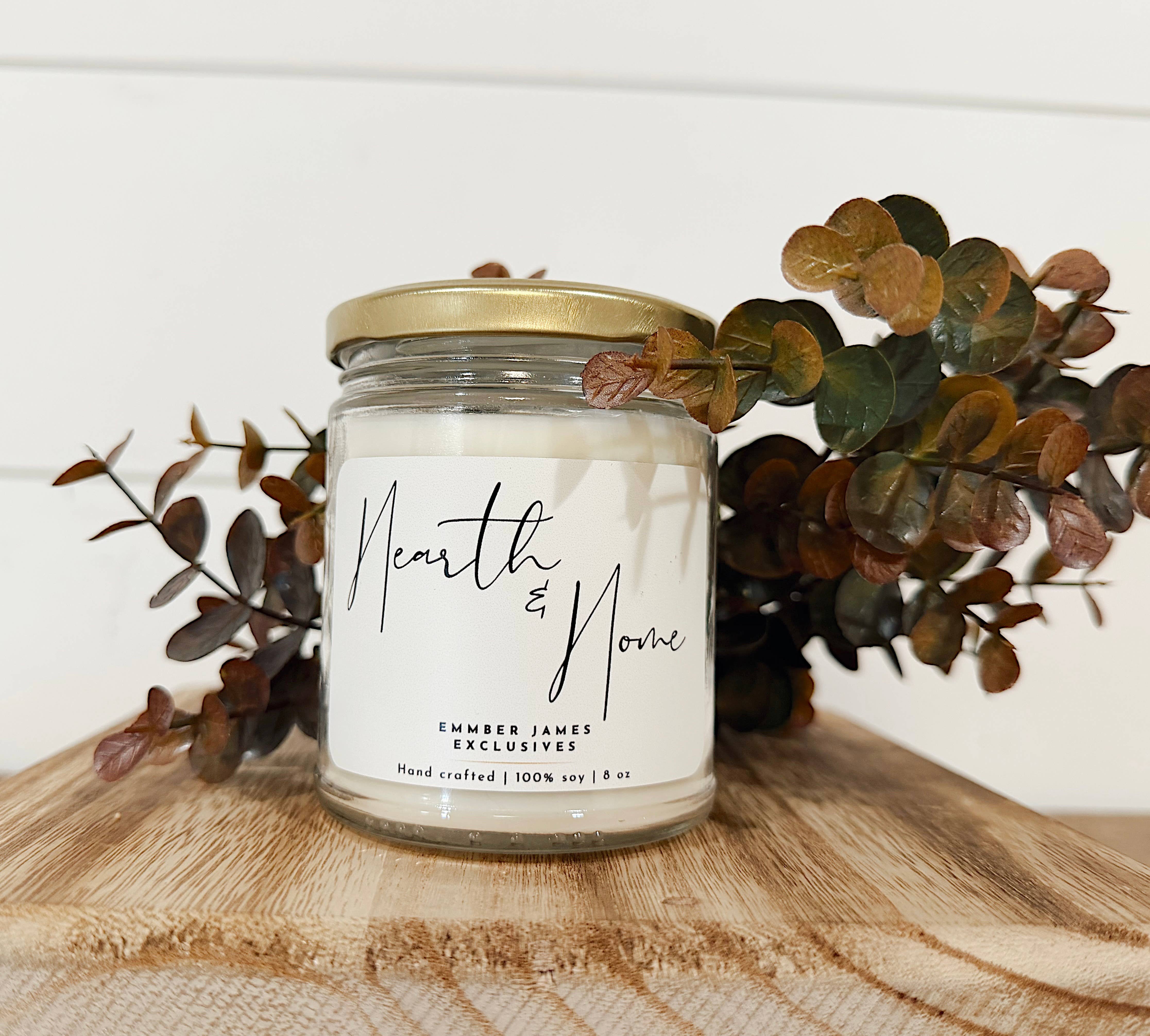 EJ Exclusives - Vente Bougie en bocal - Foyer et Maison | 9 oz Soja0