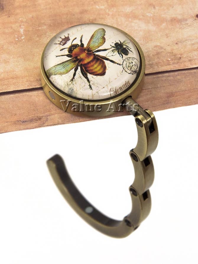 Honey Bee Purse Hanger for wholesale by Value Arts