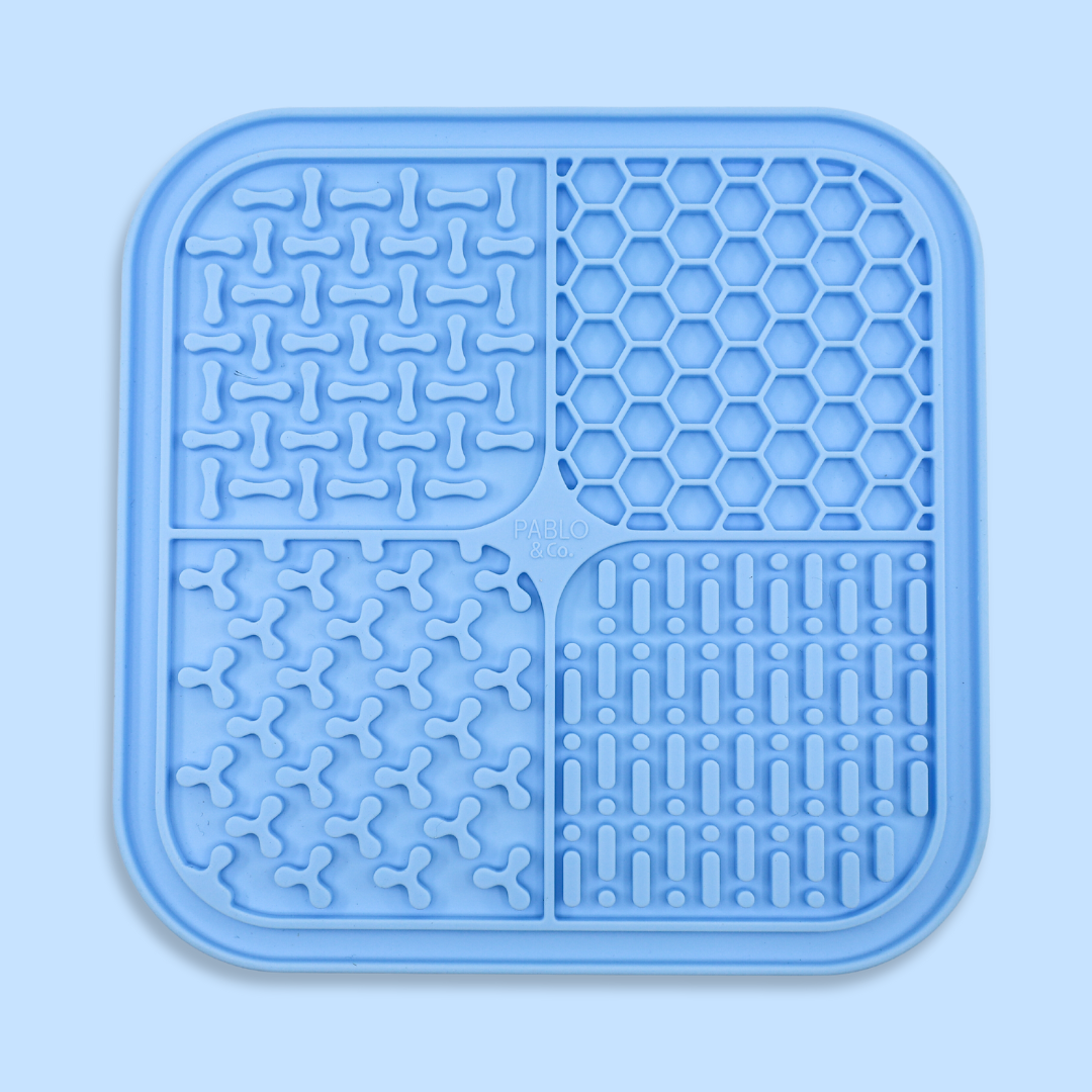 Pablo & Co. Boutique - Wholesale Pet food mat – Dog - The Dog Lick Mat: Blue1