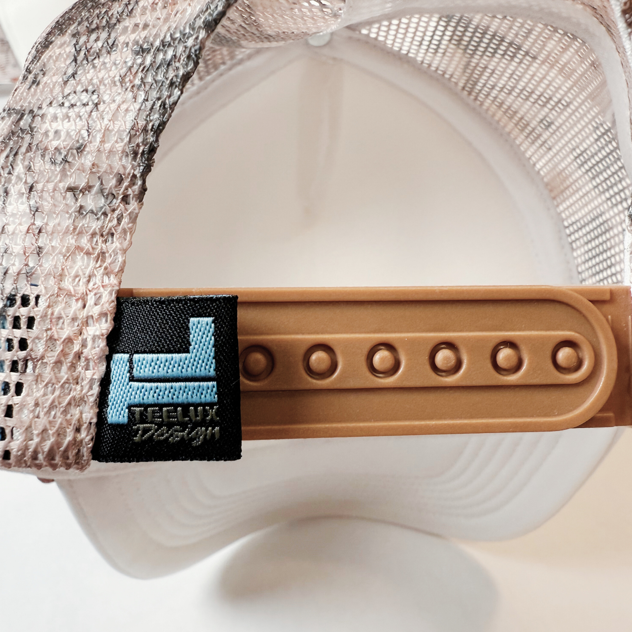 TEELUX - Wholesale Trucker Hat - Unisex - TEELUX - BOW TRUCKER HAT BLANK -  Neutral brown9