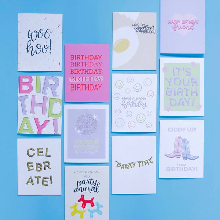 Clare Mitchell Designs - Wholesale Congratulations Card - Woohoo! Card3