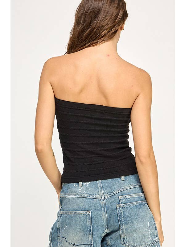 Miss Love - Wholesale Knit Top - Women's - Twist Front Sweater Tube Top41