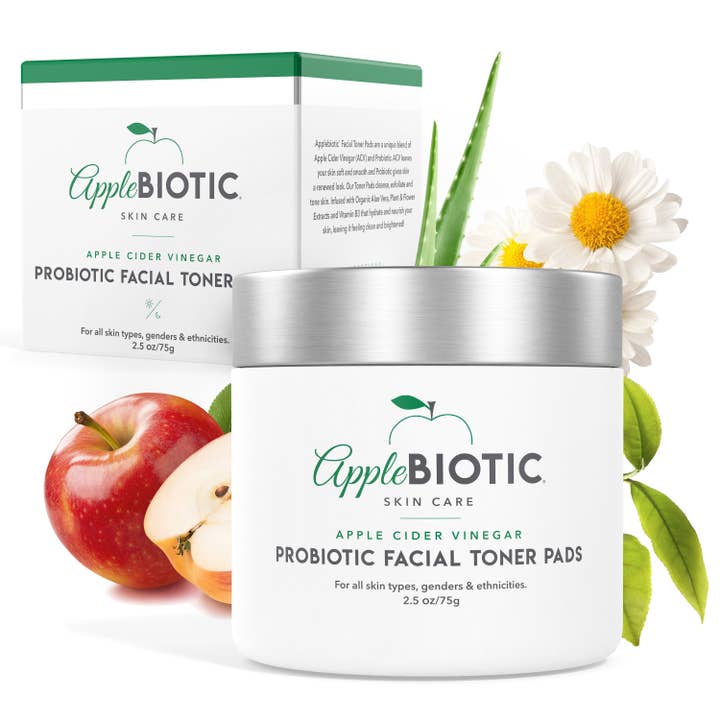 Apple Cider Vinegar Probiotic Facial Pads för wholesale av Applebiotic