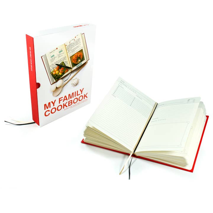 SUCK UK Ltd - USA - Wholesale Cookbooks & Food - My Family Cookbook – Blank Cookbook for Family Recipes6