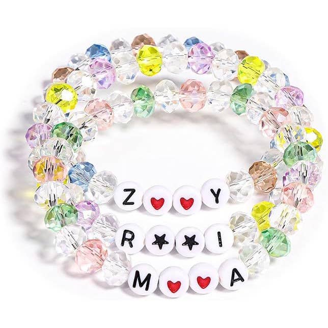 Kpop Demon Hunters Rumi Mira Zoey crystal beaded bracelets for wholesale by Little Trendy