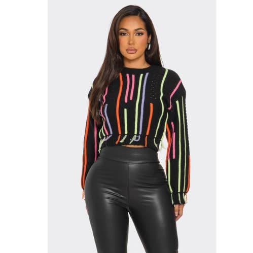 CAMISOLA COR DE MANGA COMPRIDA por atacado de LOVE SENSE