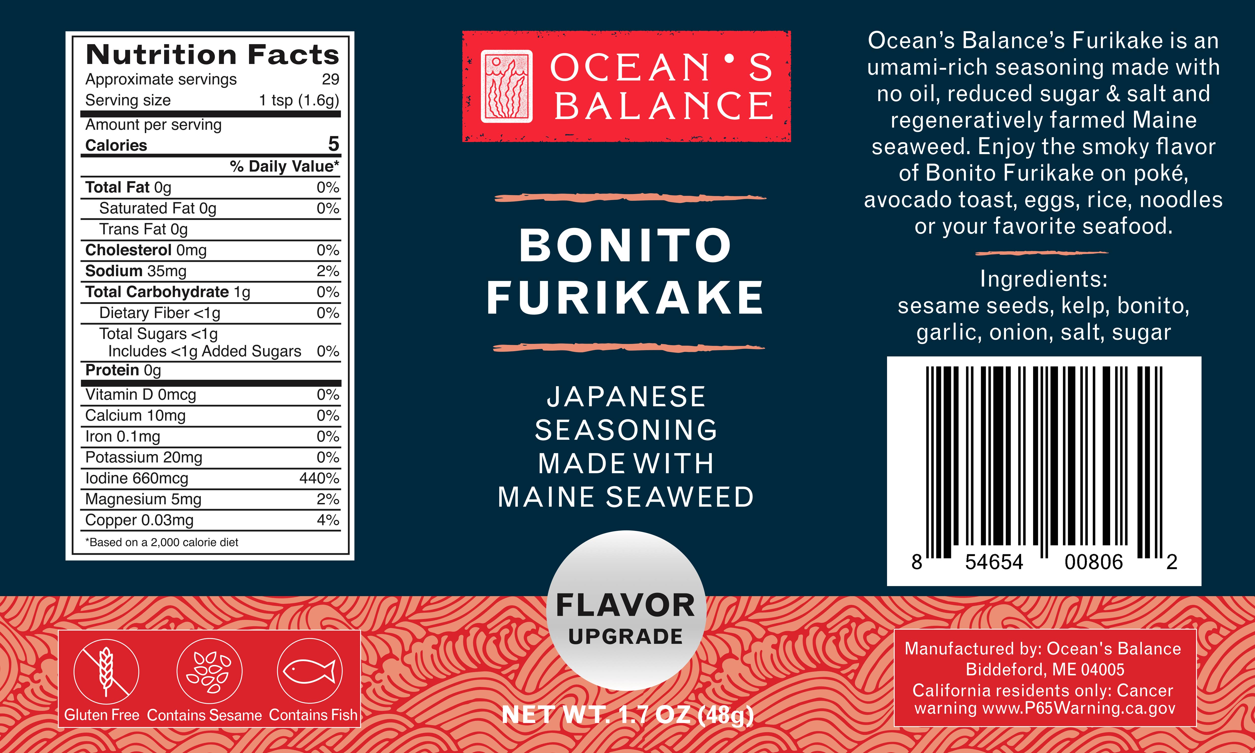 Ocean's Balance - Wholesale Dried Spice Mix - Bonito Furikake1