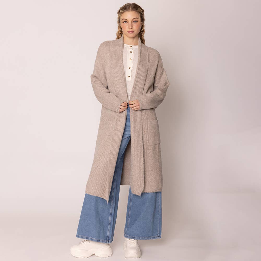 Sensibling Corp. - Venta al por mayor Cárdigan - Mujer - Cárdigan con cuello de chal
6