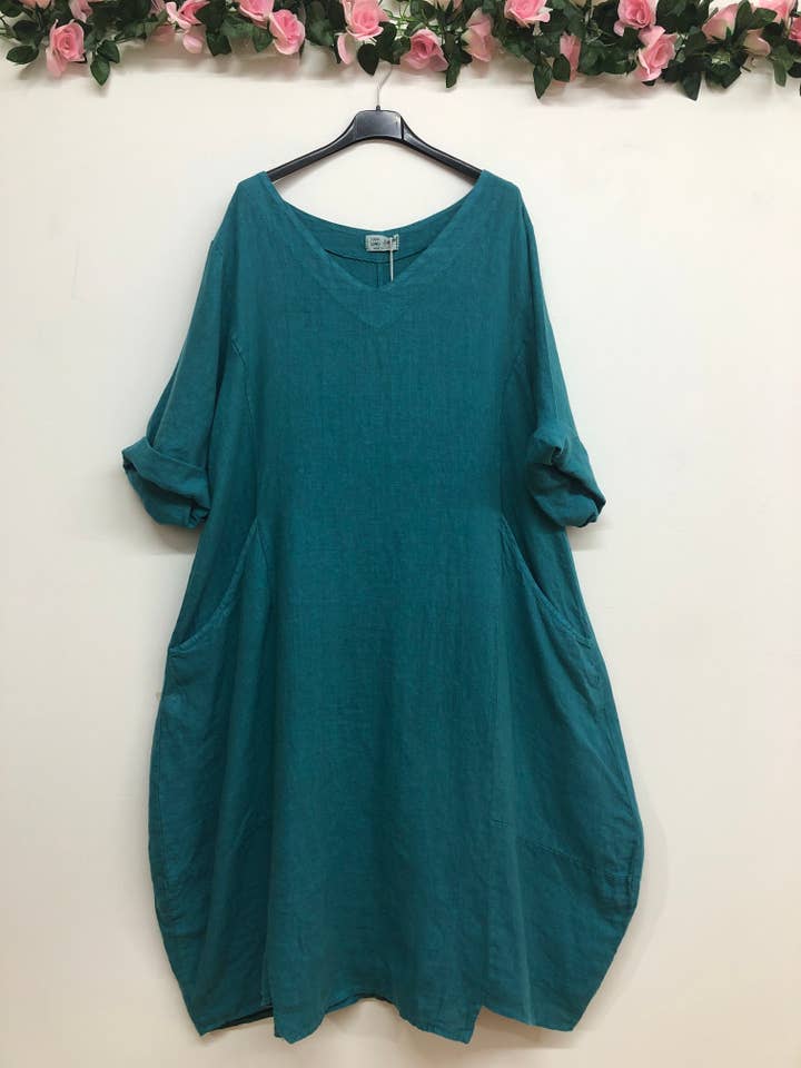 LINEN & COTTON HOUSE – wholesale Dress – Women's – 277 DRESS IN LINEN SPRING SUMMER CLOTHING23