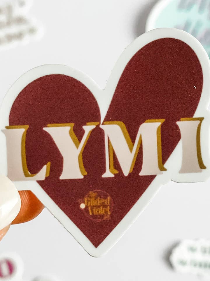 Love You Mean it Sticker for wholesale by The Gilded Violet Co