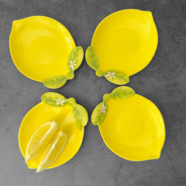 Supreme Housewares - Wholesale Dinner Plate - Mini Lemon 5" Melamine Plate2