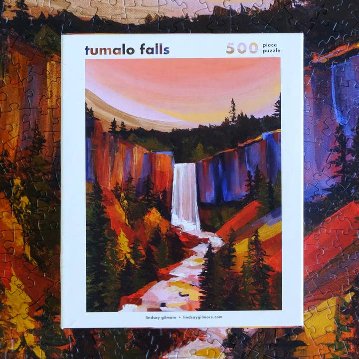 Tumalo Falls Puzzle for wholesale by Lindsay Gilmore
