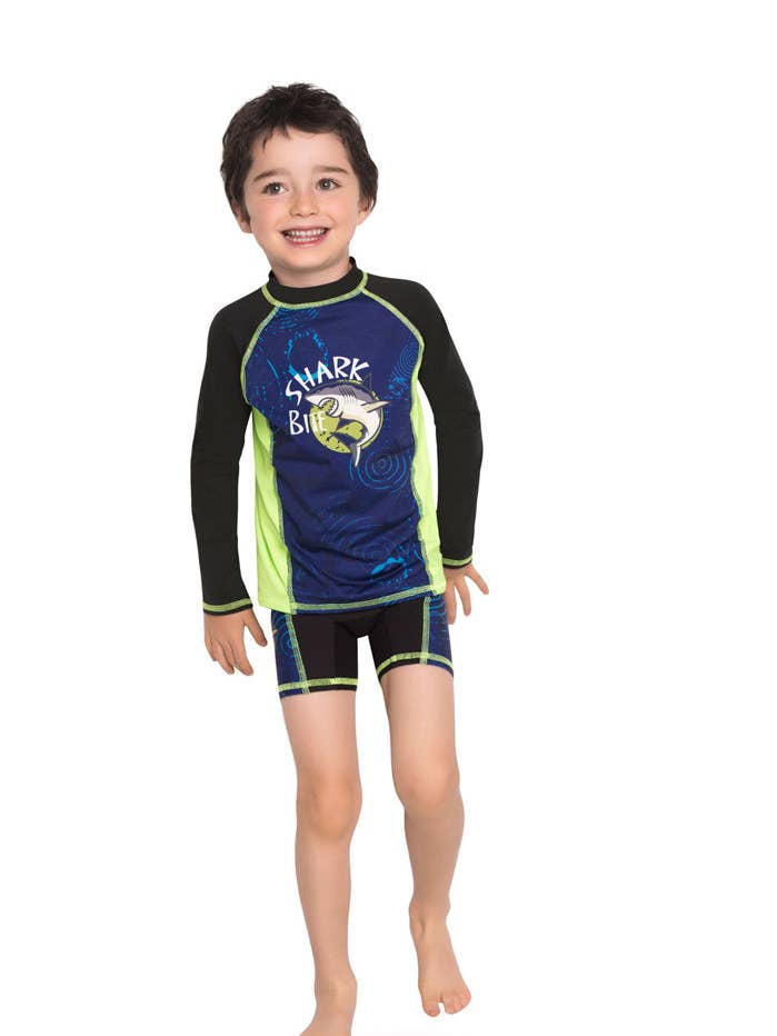 Long Sleeve Swim Set:
Rashguard and Board Shorts508 for wholesale by Color Fingers