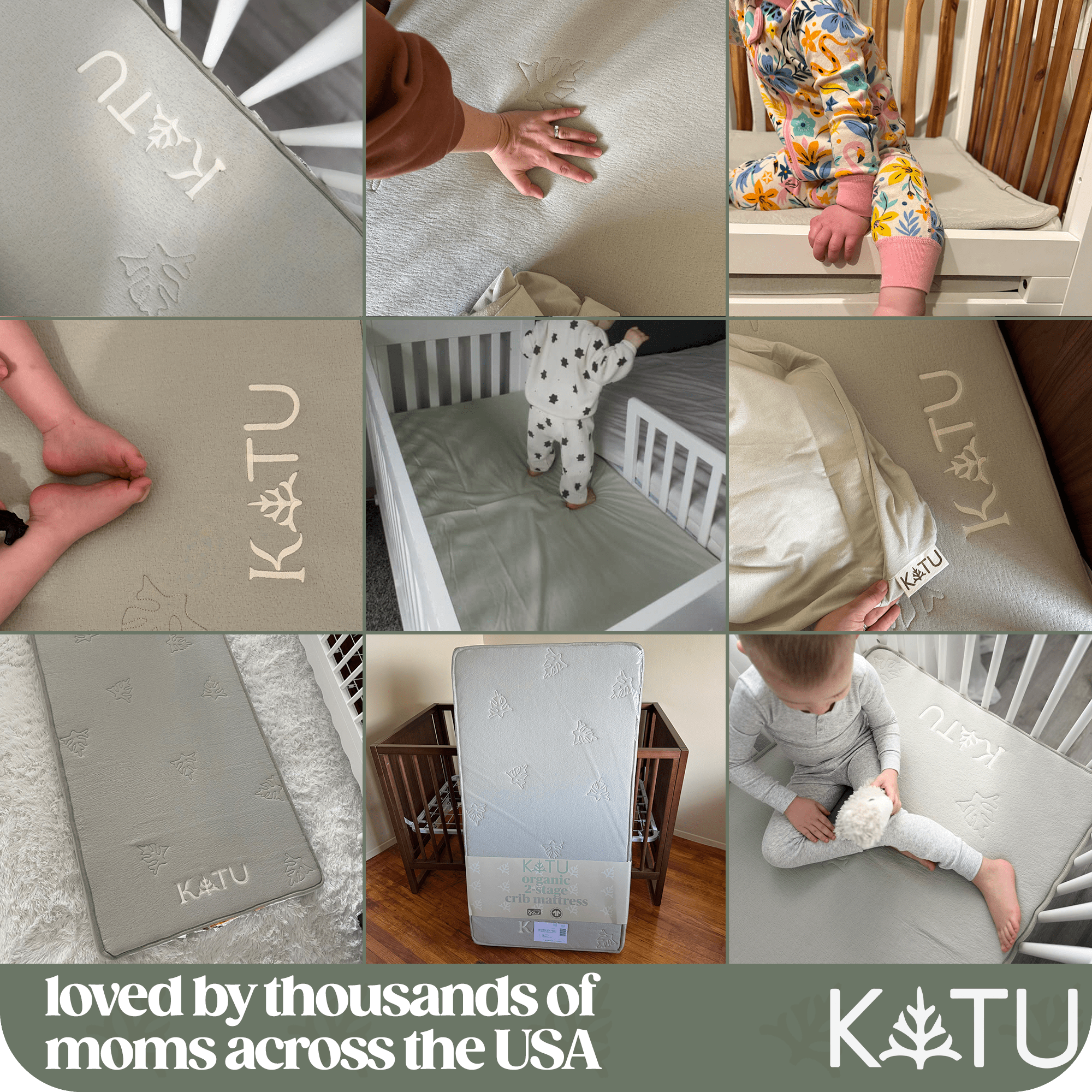 KATU - Wholesale Cot/Crib Sheets - Organic 2-Stage Crib Mattress (Pre-Order)4