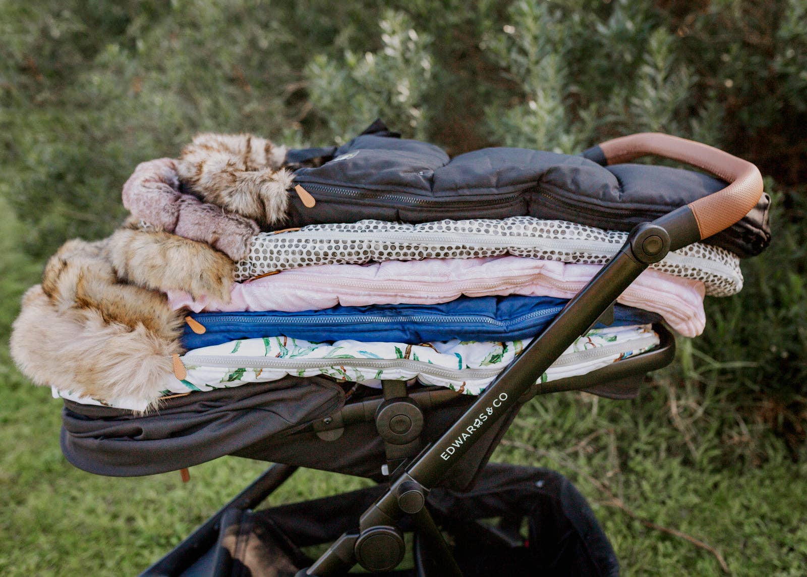 baby luno - Wholesale Pram cover/accessory - baby luno Nordic Footmuff Pram Liner - Classic Black13