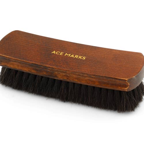 Ace Marks - Wholesale Shoe horn – Unisex - Horse Hair Shoe Shine Brush4
