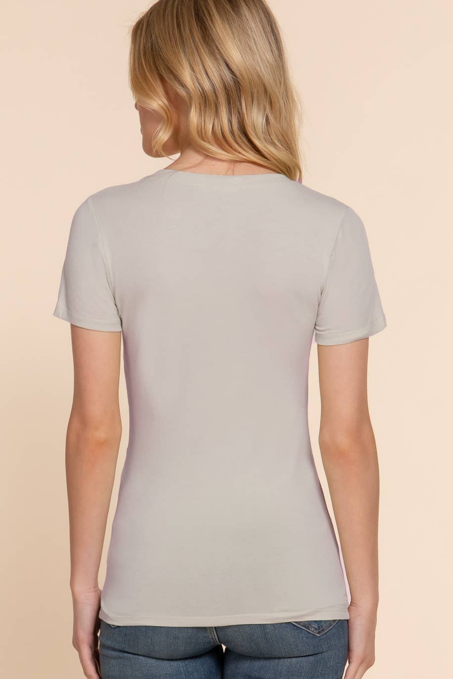 Active Basic | Active USA – Engroshandel T-shirt – til kvinder – Kortærmet top i bomuldstrikot med rund hals29