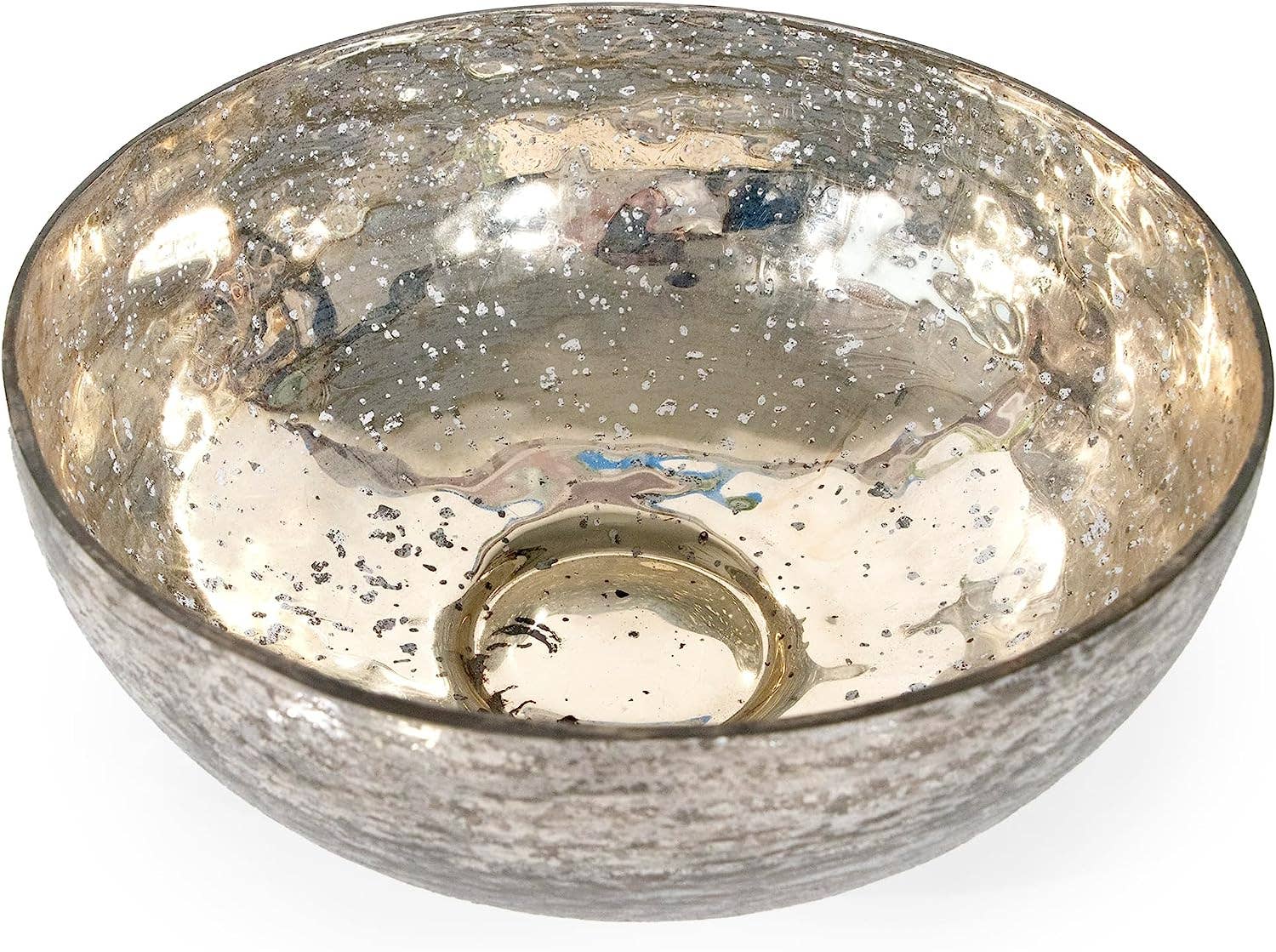 Mercury Glass Silver Decorative Bowl for wholesale on Faire1