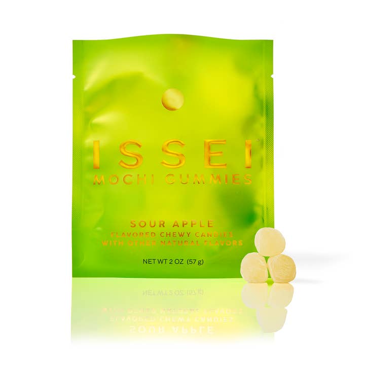 Sour Apple SMALL (2 oz) for wholesale by Issei Mochi Gummies