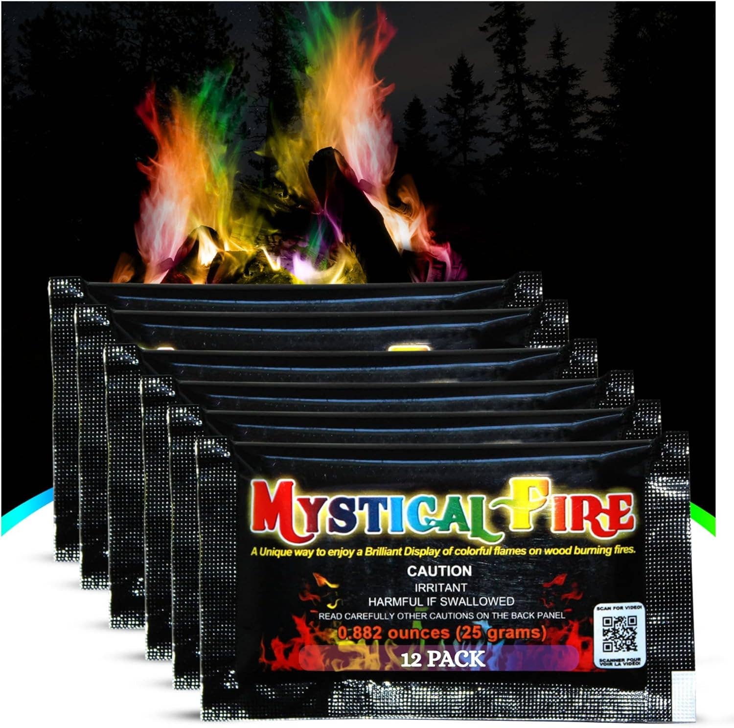 Innovarix - Wholesale Fire Pit - Mystical Fire Color Changing Packets - 12 Packs1