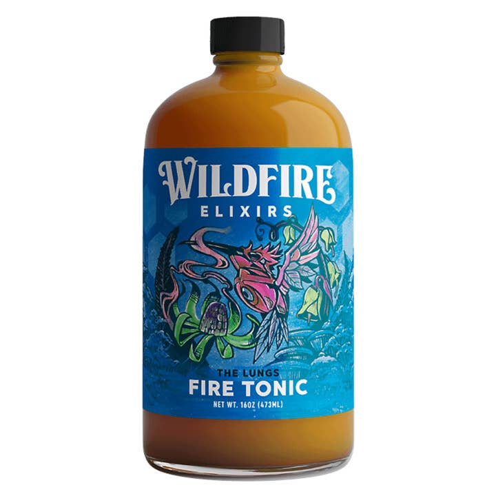 Fire Tonic - The Lungs 16oz for wholesale by Wildfire Elixirs