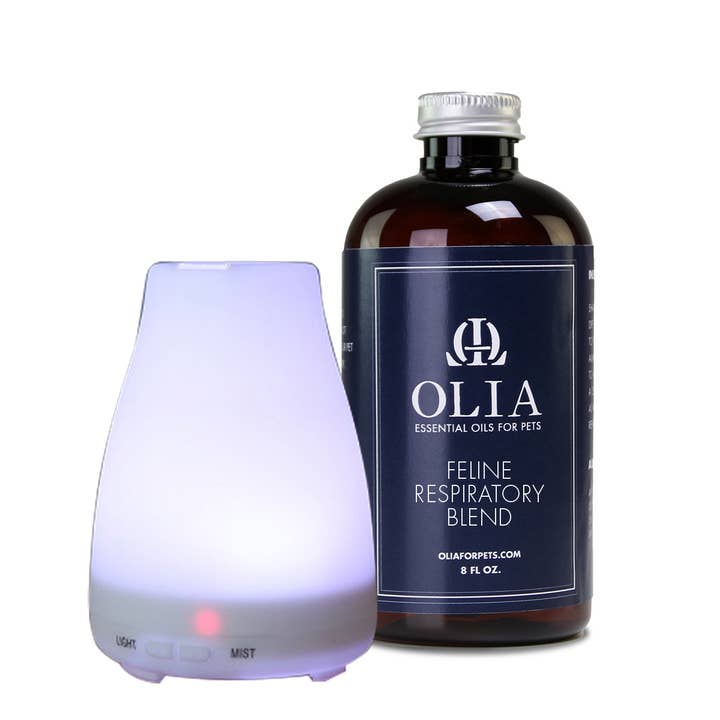 Mezcla respiratoria felina con difusor para venta al por mayor de Olia for Pets