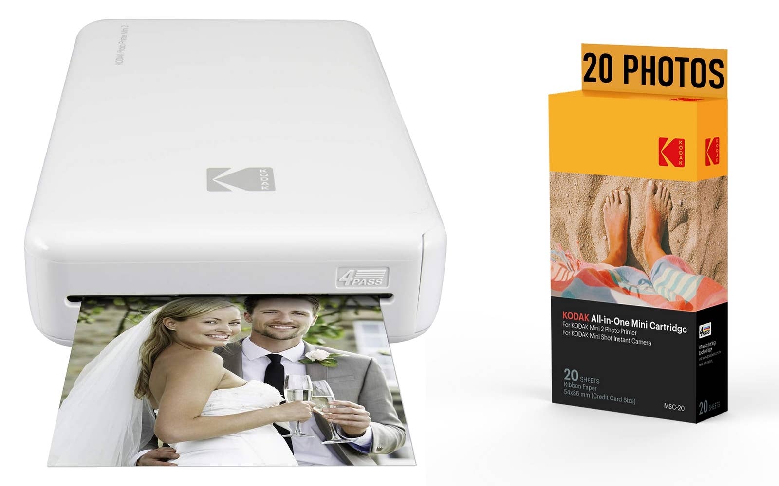 GT COMPANY - Wholesale Small/Handheld Appliance - KODAK PM220 Photo Printer and MSC20 Cartridge Pack0