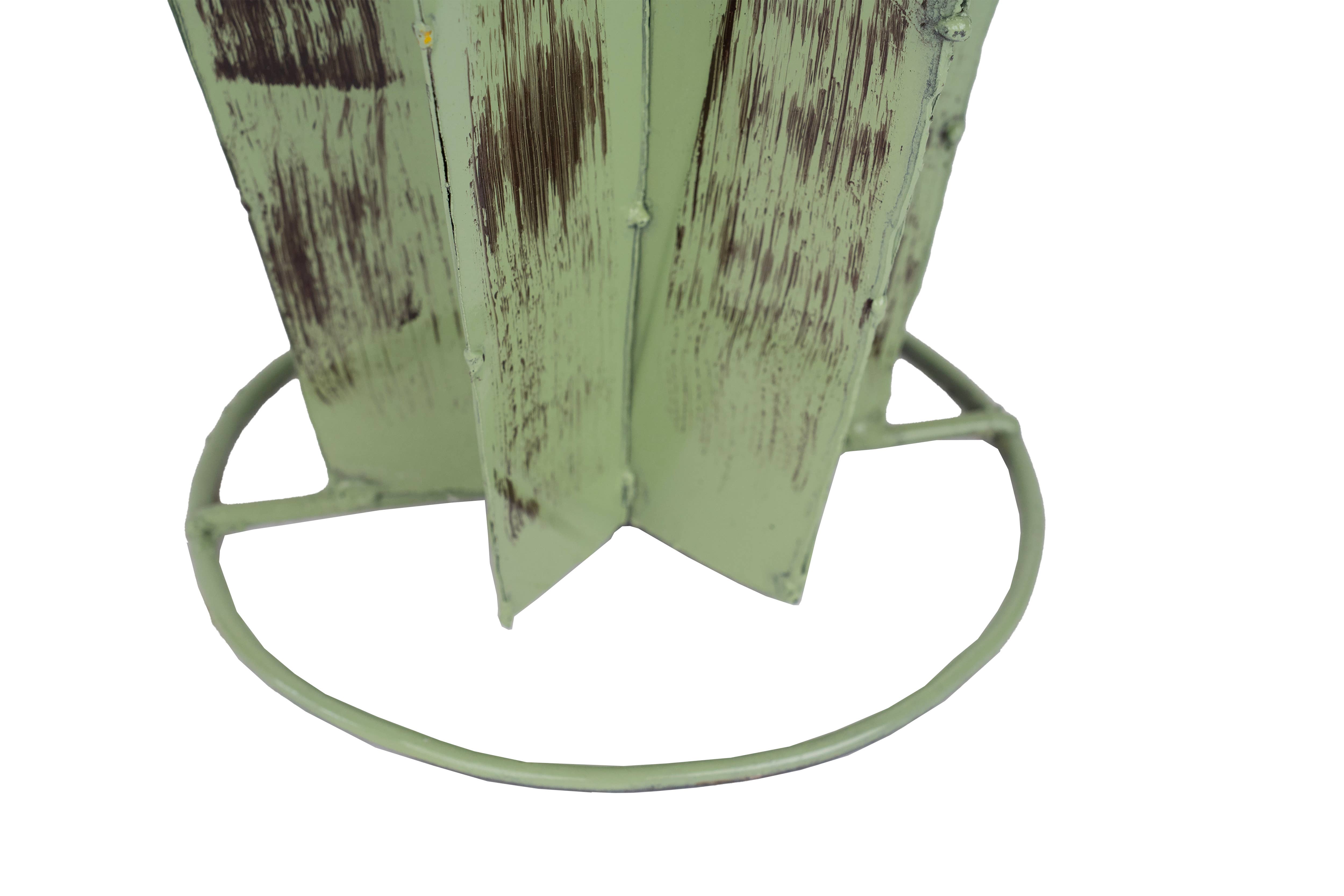 My Amigos Imports - Venta al por mayor Adornos/decoración de exteriores - Decoración Yuma Metal con diseño de cactus, jardín, desierto, tres tamaños, verde, en oferta11