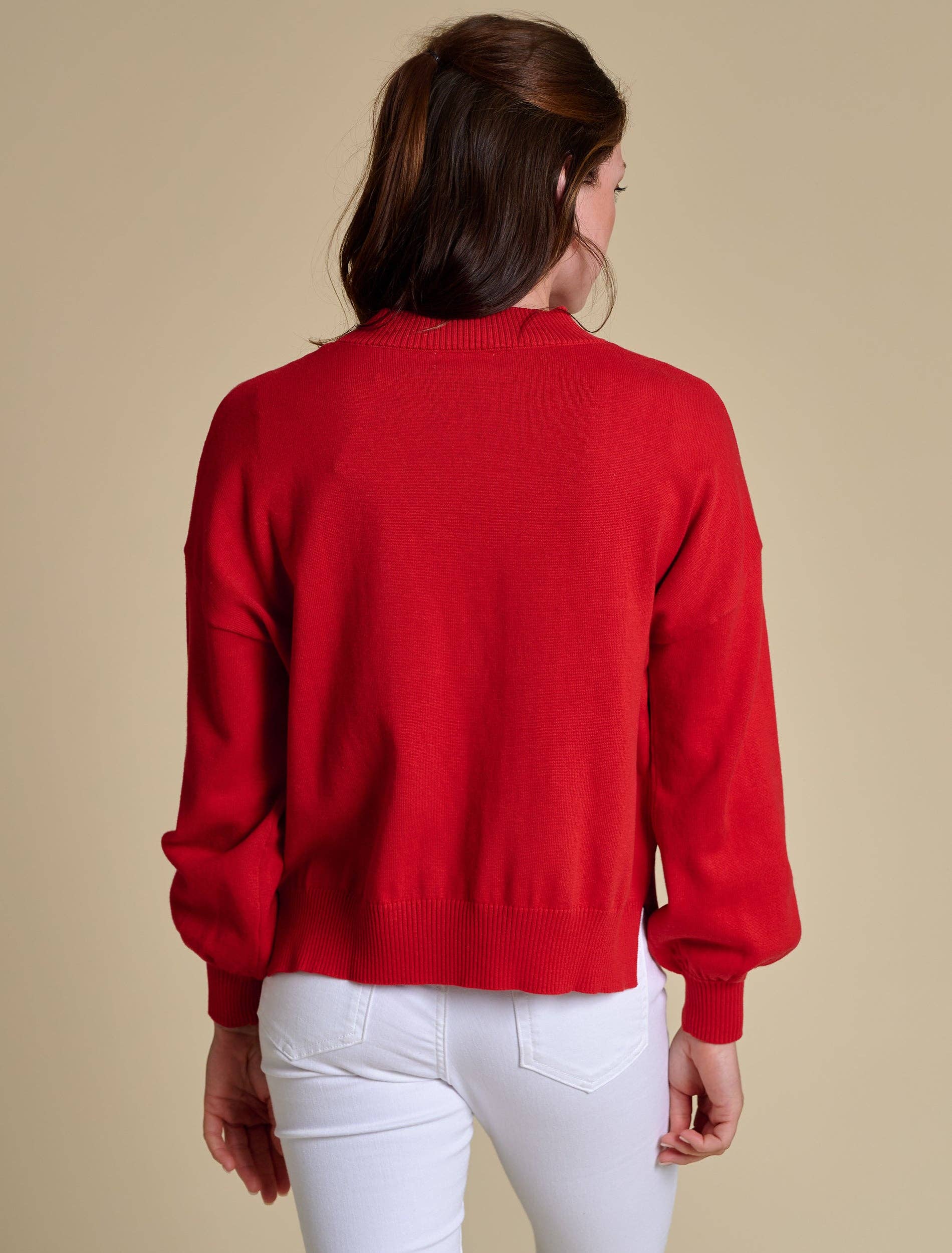 Stewart Simmons – Pulôver - Mulher por atacado – Camisola com Gola Alta Bordada | Georgia2