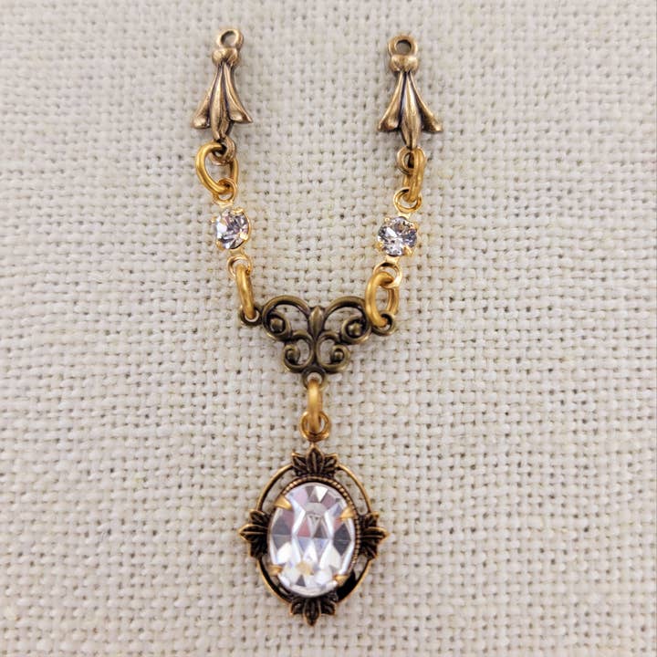 Delicado Colar Vitoriano N399 por atacado de Sadie Green's Jewelry