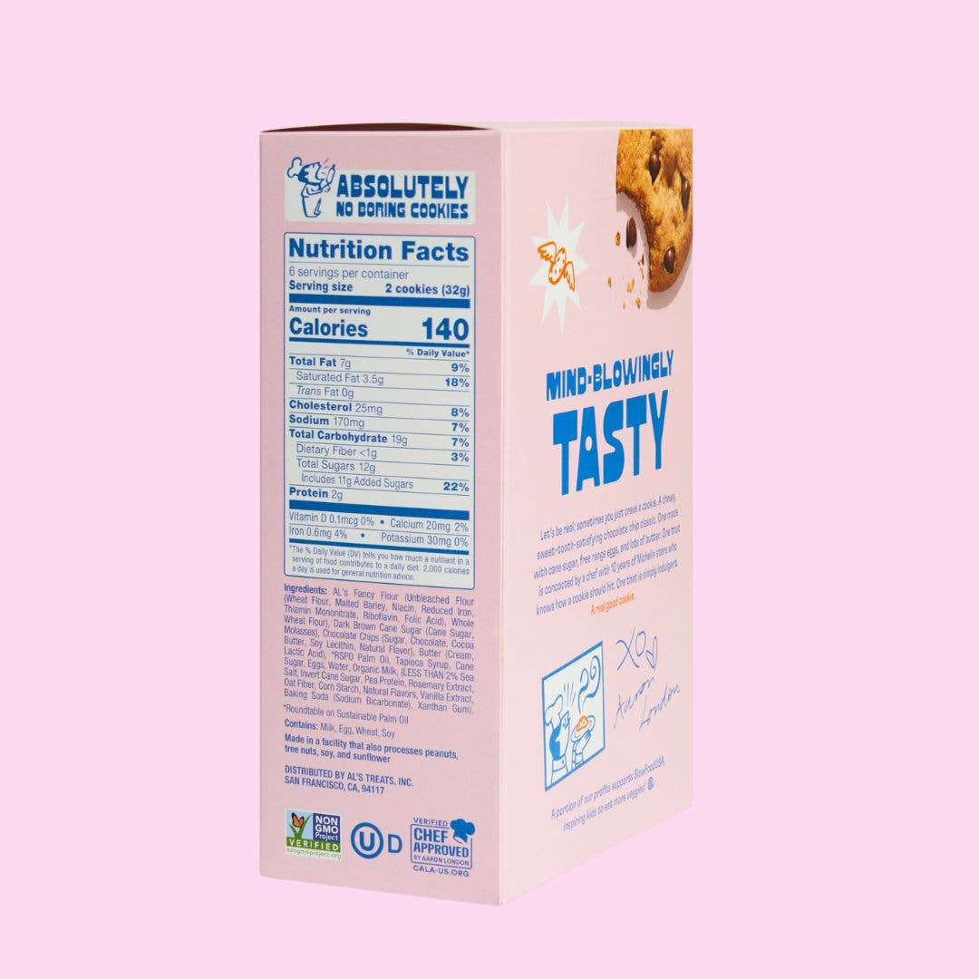 AL's Real Goods - Wholesale Cookie - Chewy Choco Chip Cookies | 6ct | 6.7oz | Michelin, Non-GMO3