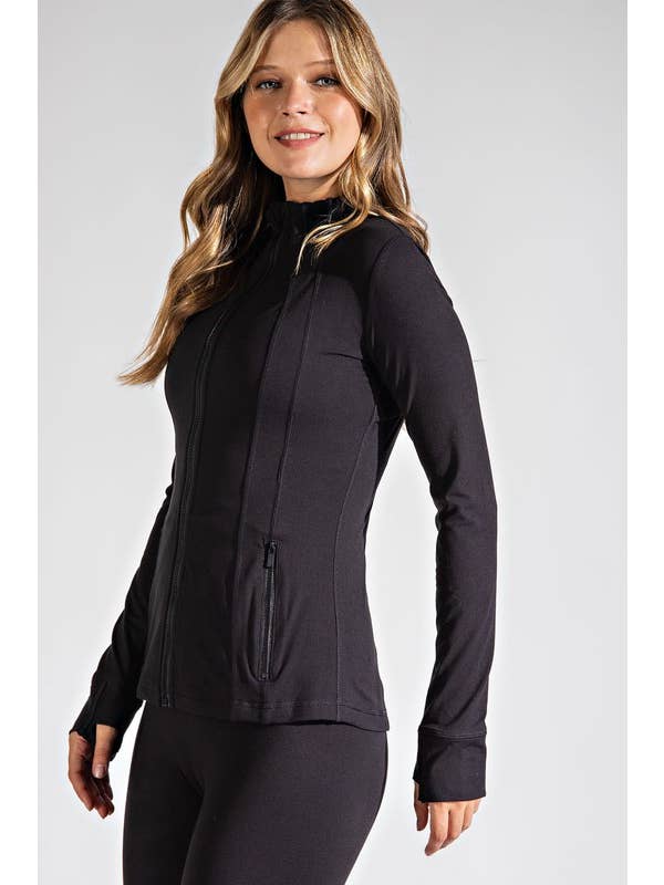 Sunday Morning - Wholesale Athletic Jacket - Women's - J733037 Butter Fitted Define Jacket