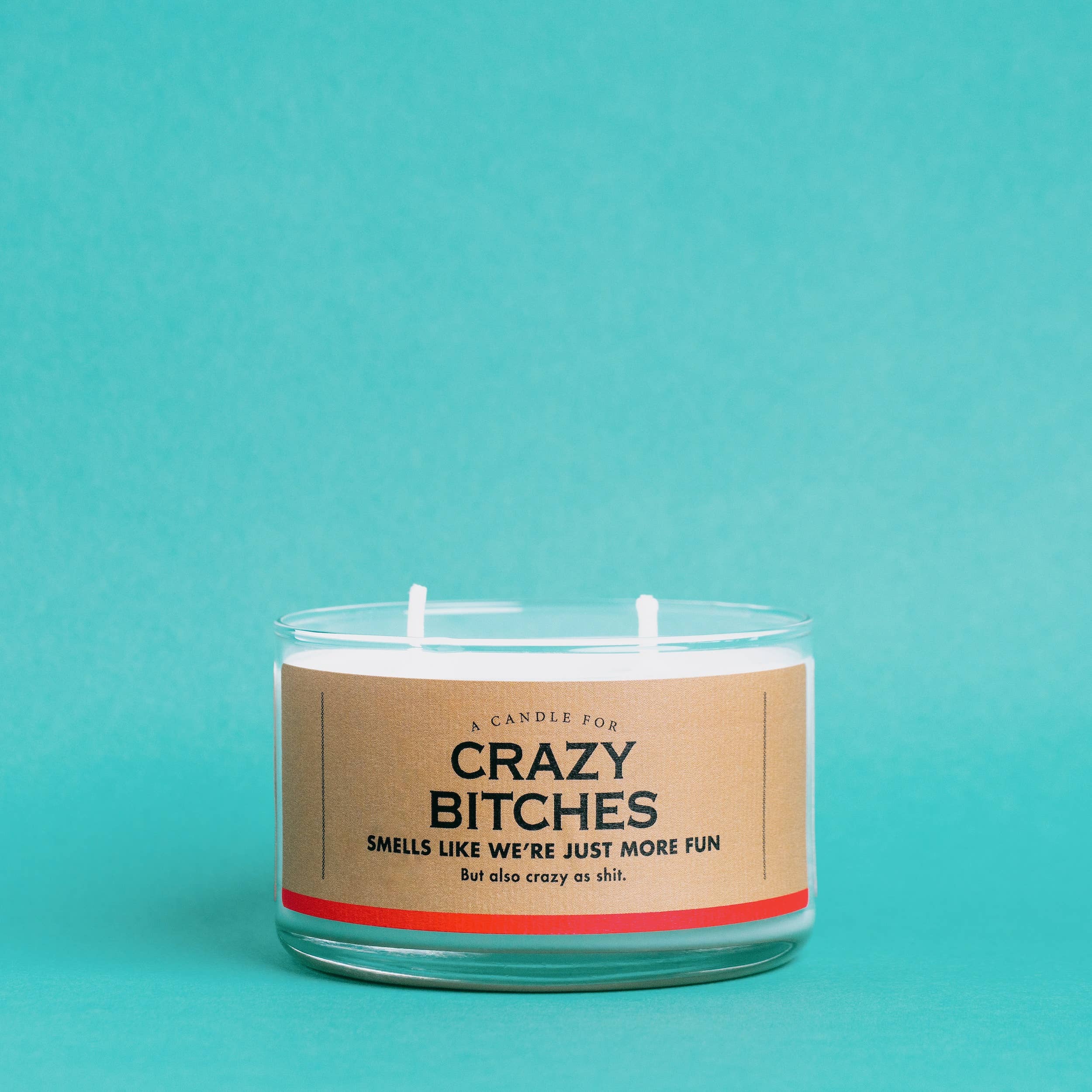 Whiskey River Soap Co. - Wholesale Jar/Filled Candle - A Candle for Crazy Bitches | Funny Candle5
