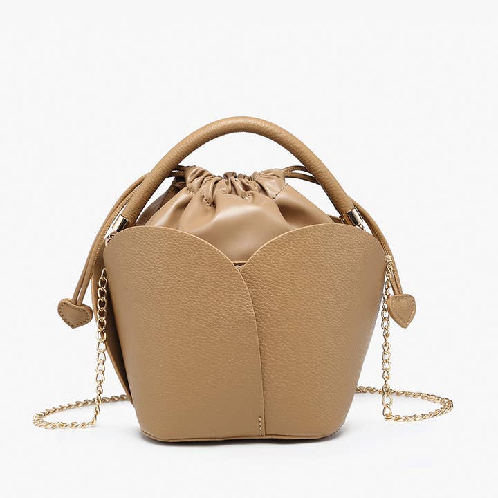 Jen & Co. - Wholesale Crossbodytas - Dames - JN2650 Paris Petal Emmer Tas met Bovenhandvat3