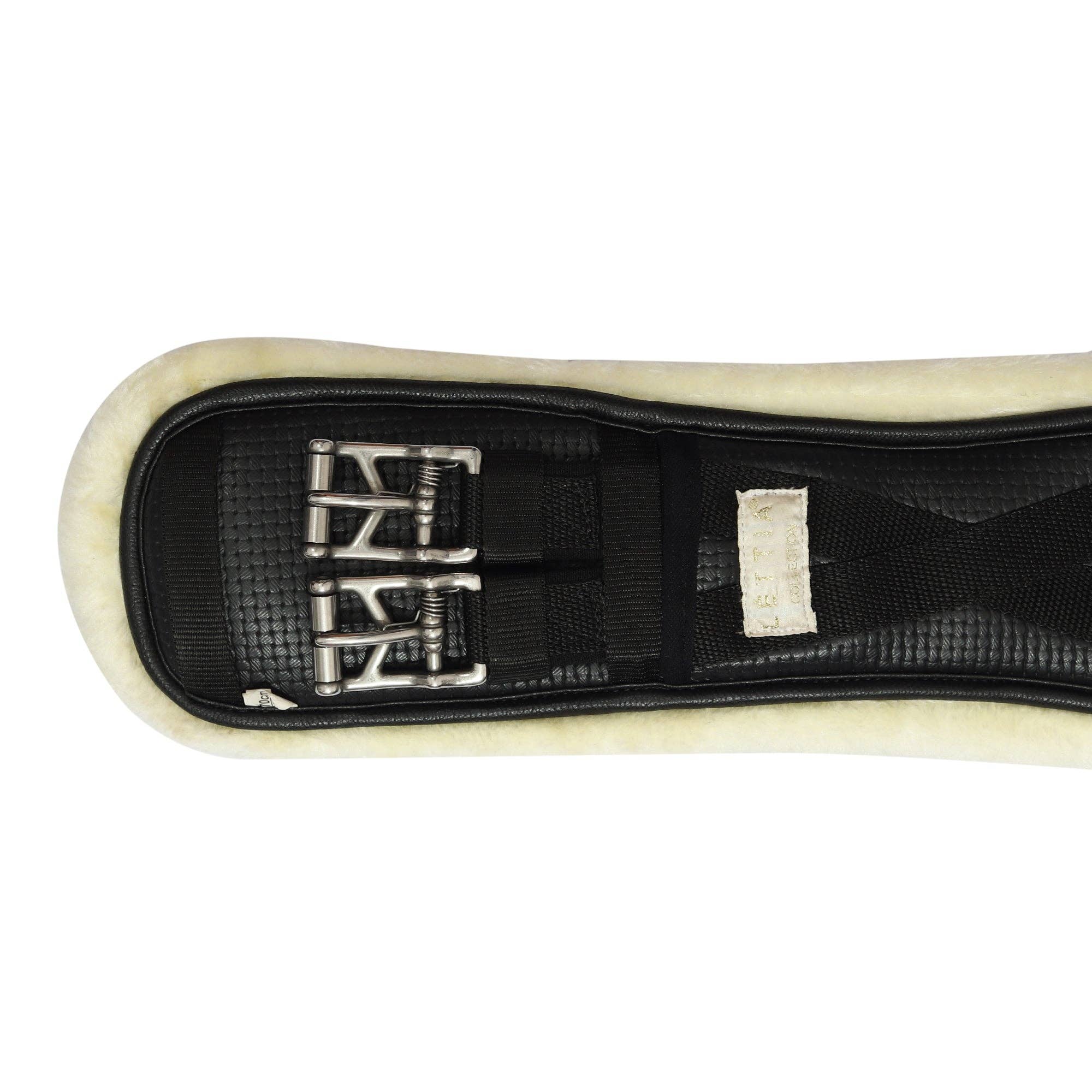 Black Lettia Clik Dressage Sherpa Fleece Clik Girth for wholesale on Faire1