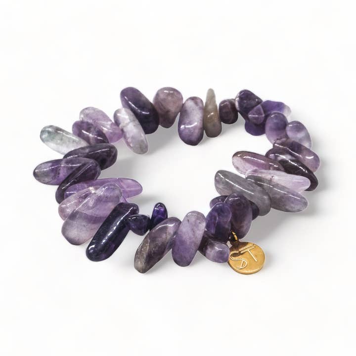 Skyscrapers and Trees - Wholesale Beaded Bracelet - Mulberry Magic Chip Bracelet0