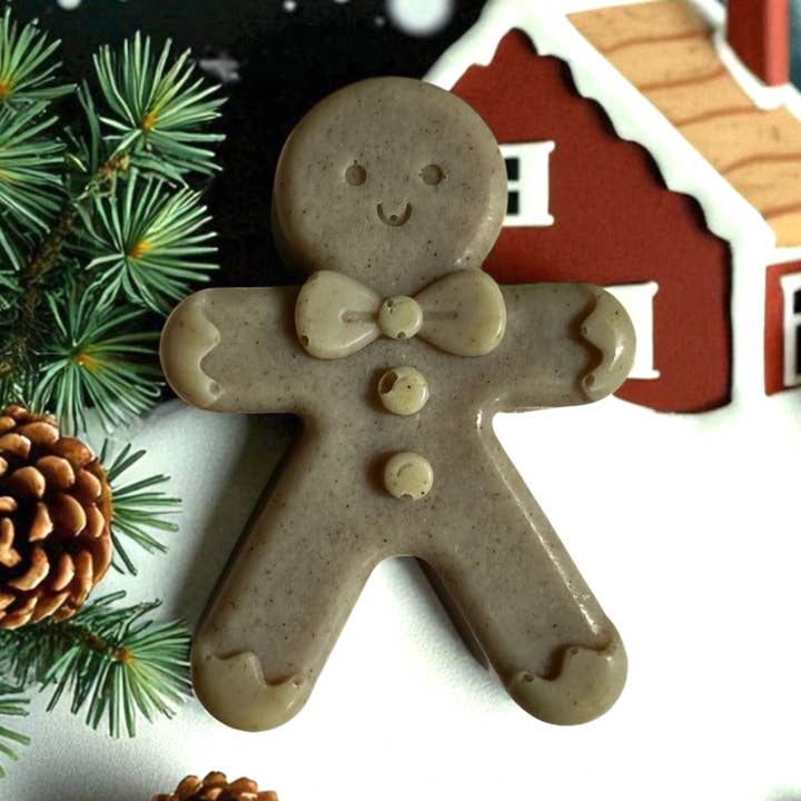 Ingefærkagemand | Appelsinkrydret Sæbe – Varm & Krydret for engroshandel hos Potager Soap Company