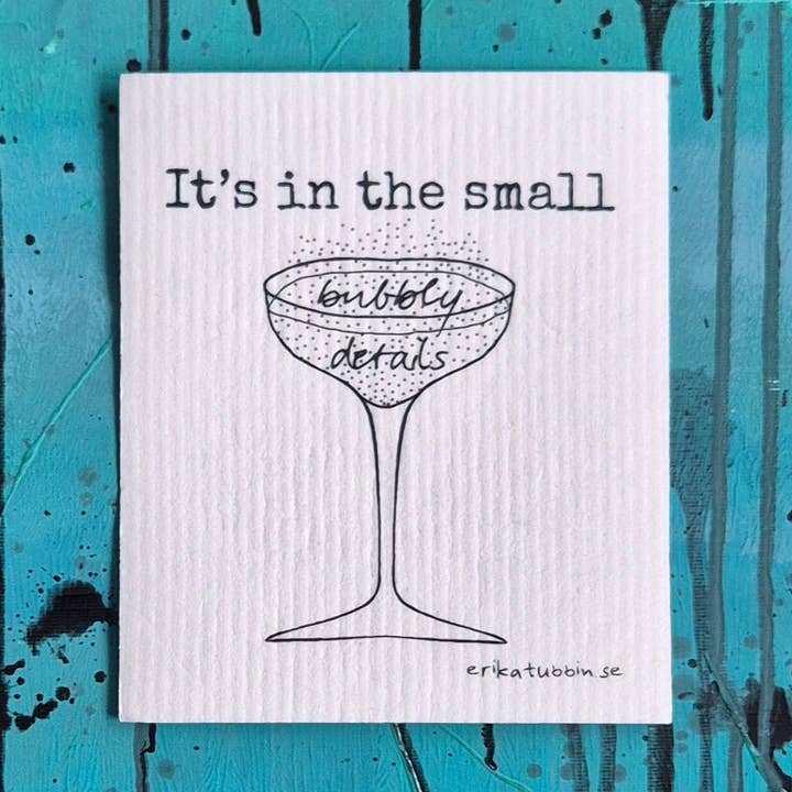 dishcloth BUBBLY DETAILS for wholesale by erika tubbin