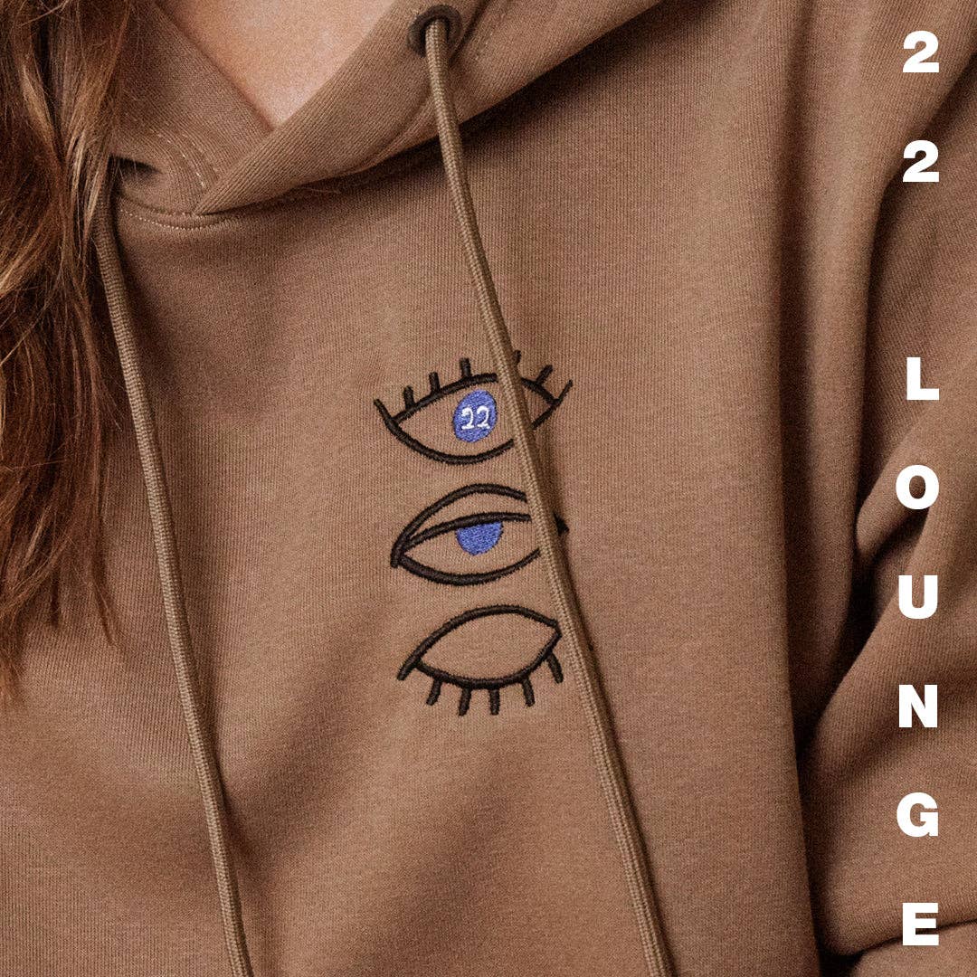 22 Jewelry - Wholesale Hoodie - Women's - SACHA SADDLE SWEATER BROWN UNISEX5