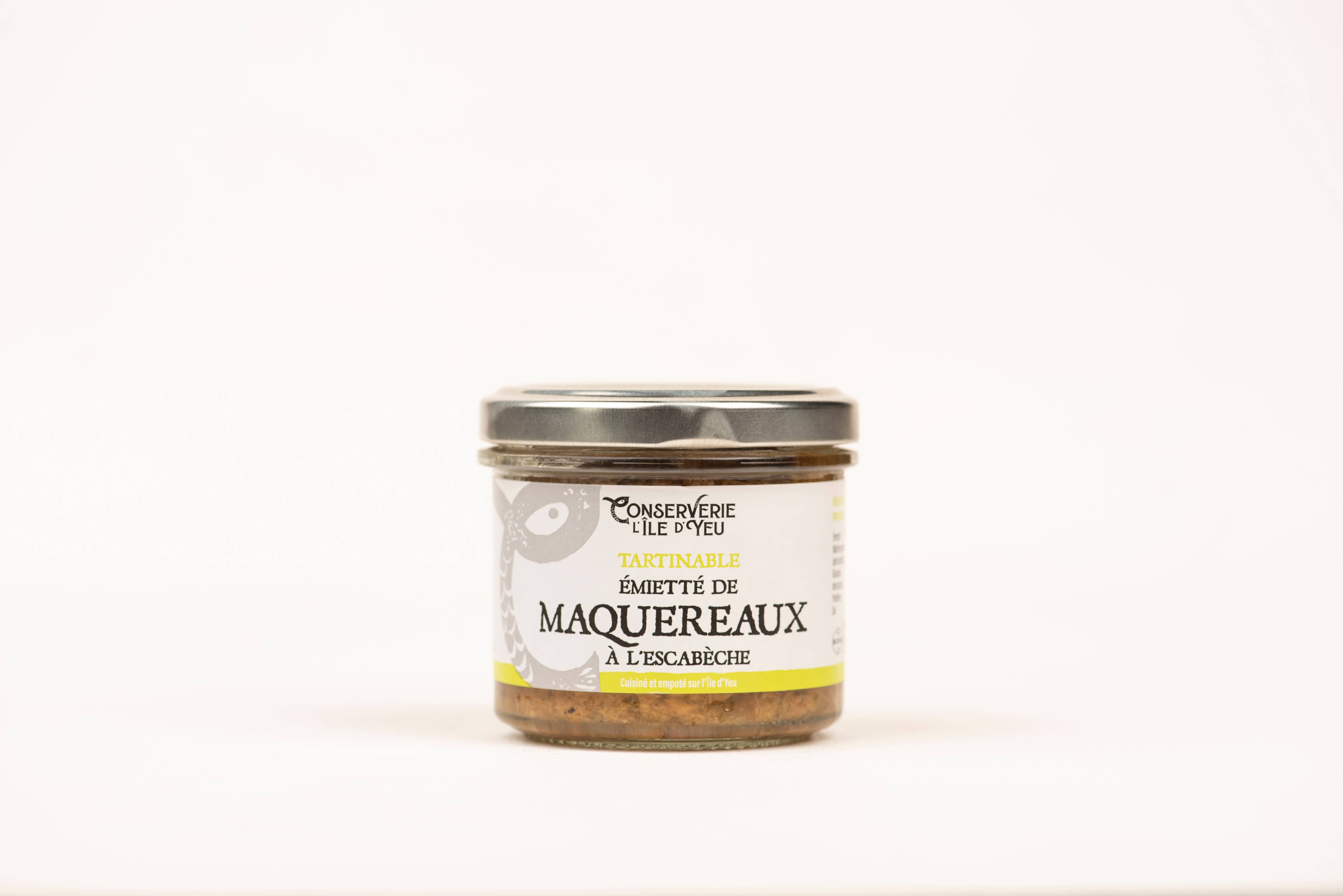 Conserverie de l'Ile d'Yeu - Wholesale Ingeblikte vis - Makreel verkruimelt met Escabèche0